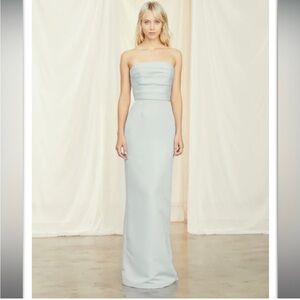 Amsale Sonia ice blue